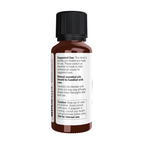 NOW Foods Sandalwood Oil Blend - 1 fl. oz. – Left label / Etykieta producenta