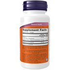 NOW Foods CoQ10 50 mg - 100 Softgels – Label details / Etykieta producenta
