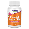 NOW Foods Prenatal Gels + DHA - 90 Softgels / formuła prenatalna + DHA - 90 kapsułek miękkich