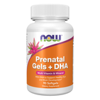 NOW Foods Prenatal Gels + DHA - 90 Softgels / formuła prenatalna + DHA - 90 kapsułek miękkich