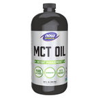 NOW Foods MCT Oil Liquid in Plastic Bottle - 32 fl. oz. / MCT olejek płyn in tworzywo butelka - 32 fl oz