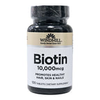 Biotin 10,000mcg (10mg), 100 tablets - Apteczka | Proton Nutrition