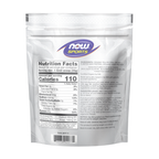 NOW Foods Plant Protein, Organic Unflavored Powder - 1 lb. – Back label / Etykieta producenta