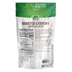 NOW Foods Cashews, Roasted & Salted - 10 oz. – Label details / Etykieta producenta