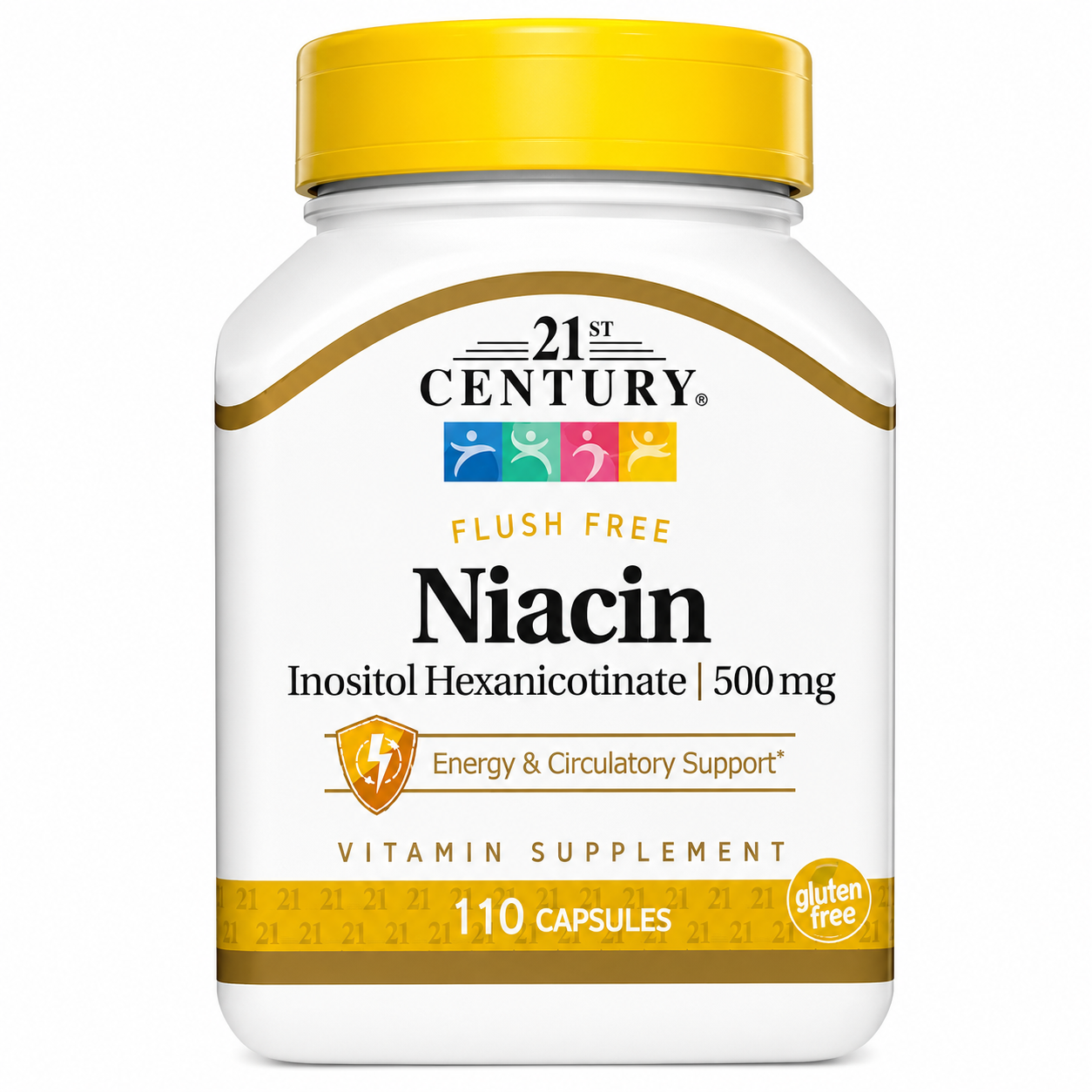 21st Century Flush Free Niacin 500mg 110 Capsules