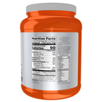 NOW Foods Micellar Casein, Unflavored Powder - 1.8 lbs. – Label details / Etykieta producenta