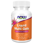 NOW Foods Liquid Multi Gels - 60 Softgels / płyn Multi kapsułek żelowych - 60 kapsułek miękkich
