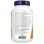 NOW Foods Inulin Prebiotic Pure Powder, Organic - 8 oz. – left label / Etykieta producenta