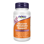 NOW Foods Glucose Metabolic Support - 90 Veg Capsules / Glucose Metabolic wsparcie - 90 kapsułek roślinnych