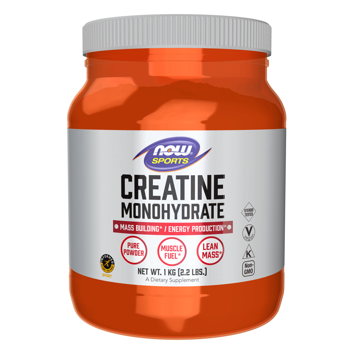 NOW Foods Creatine Monohydrate Powder - 2.2 lbs. / monohydrat kreatyny proszek - 2.2 lb