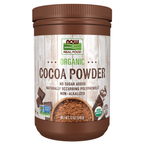 NOW Foods Cocoa Powder, Organic - 12 oz. / kakao w proszku, produkt ekologiczny - 12 oz.