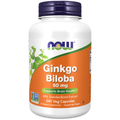 NOW Foods Ginkgo Biloba 60 mg - 240 Veg Capsules / miłorząb japoński 60 mg - 240 kapsułek roślinnych