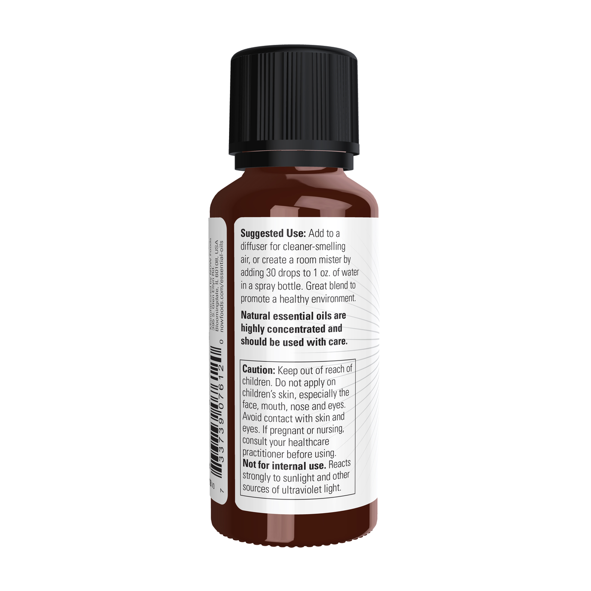 NOW Foods Nature's Shield - 1 fl. oz. – Left label / Etykieta producenta