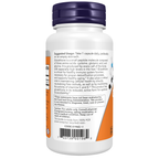 NOW Foods Glutathione 250mg - 120 Veg Caps – Left label / Etykieta producenta