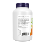 NOW Foods Fenugreek 500 mg - 250 Veg Capsules – Left label / Etykieta producenta