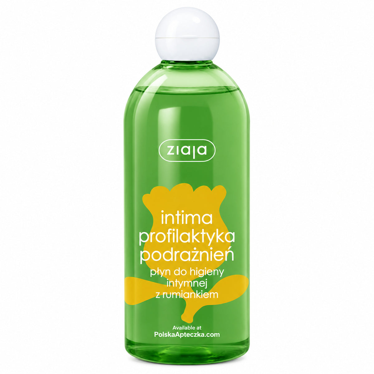Intima Chamomile Intimate Wash 500ml - Ziaja product packaging on a white background