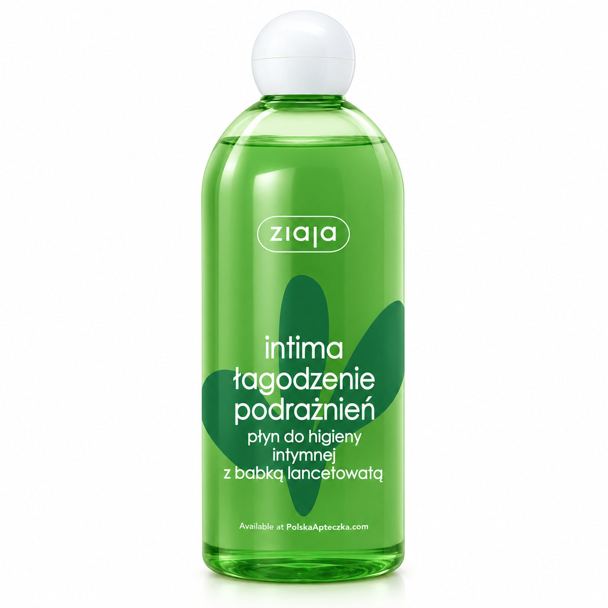 Intima Ribwort Plantain Intimate Wash 500ml - Ziaja product packaging on a white background