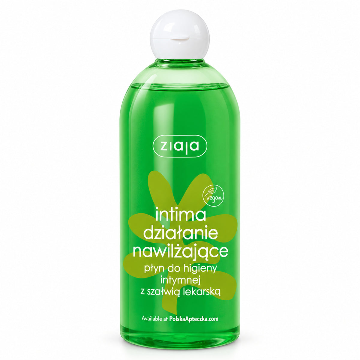 Intima Sage Intimate Wash 500ml - Ziaja product packaging on a white background