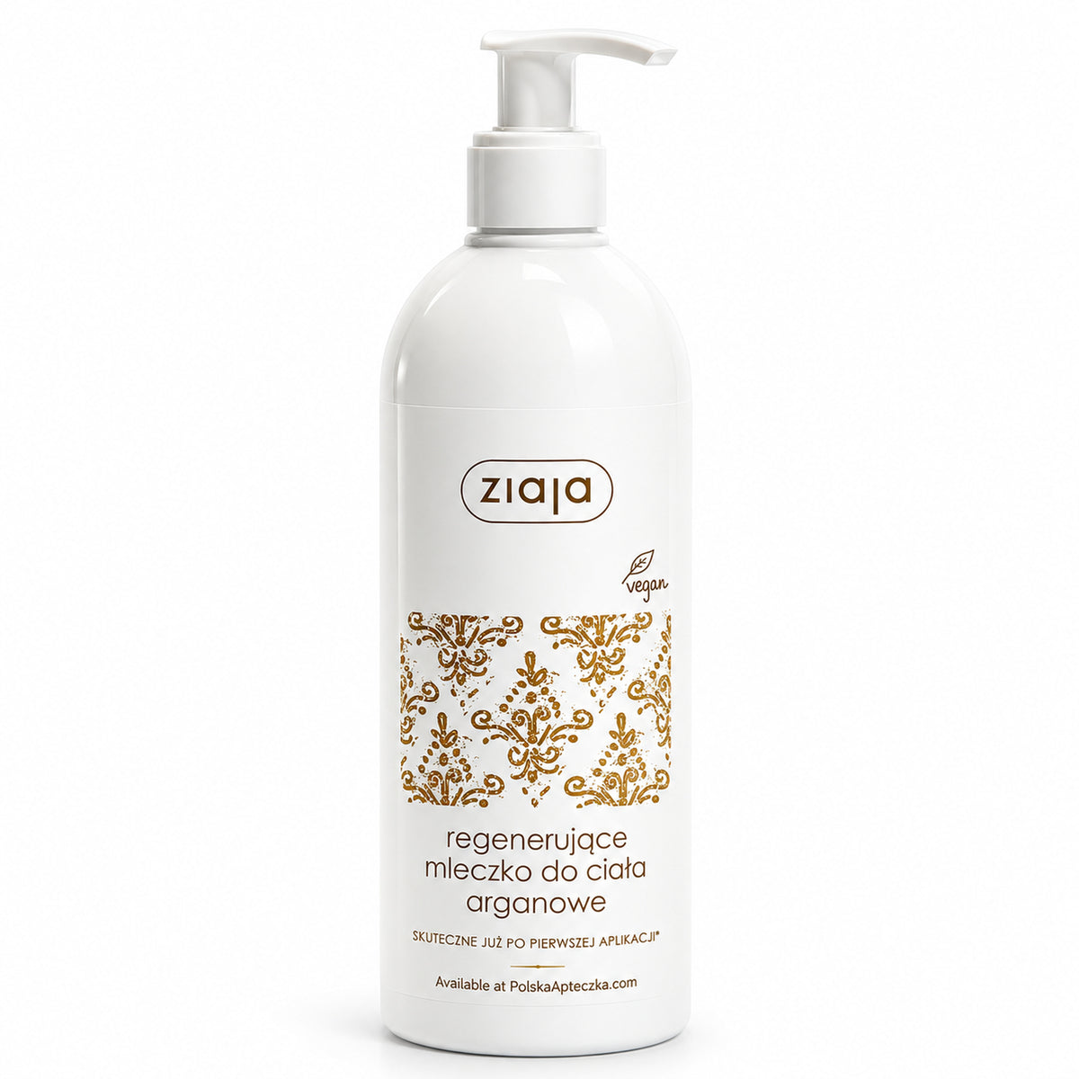 Argan Oil Body Lotion for Dry Skin 400ml - Ziaja product packaging on a white background