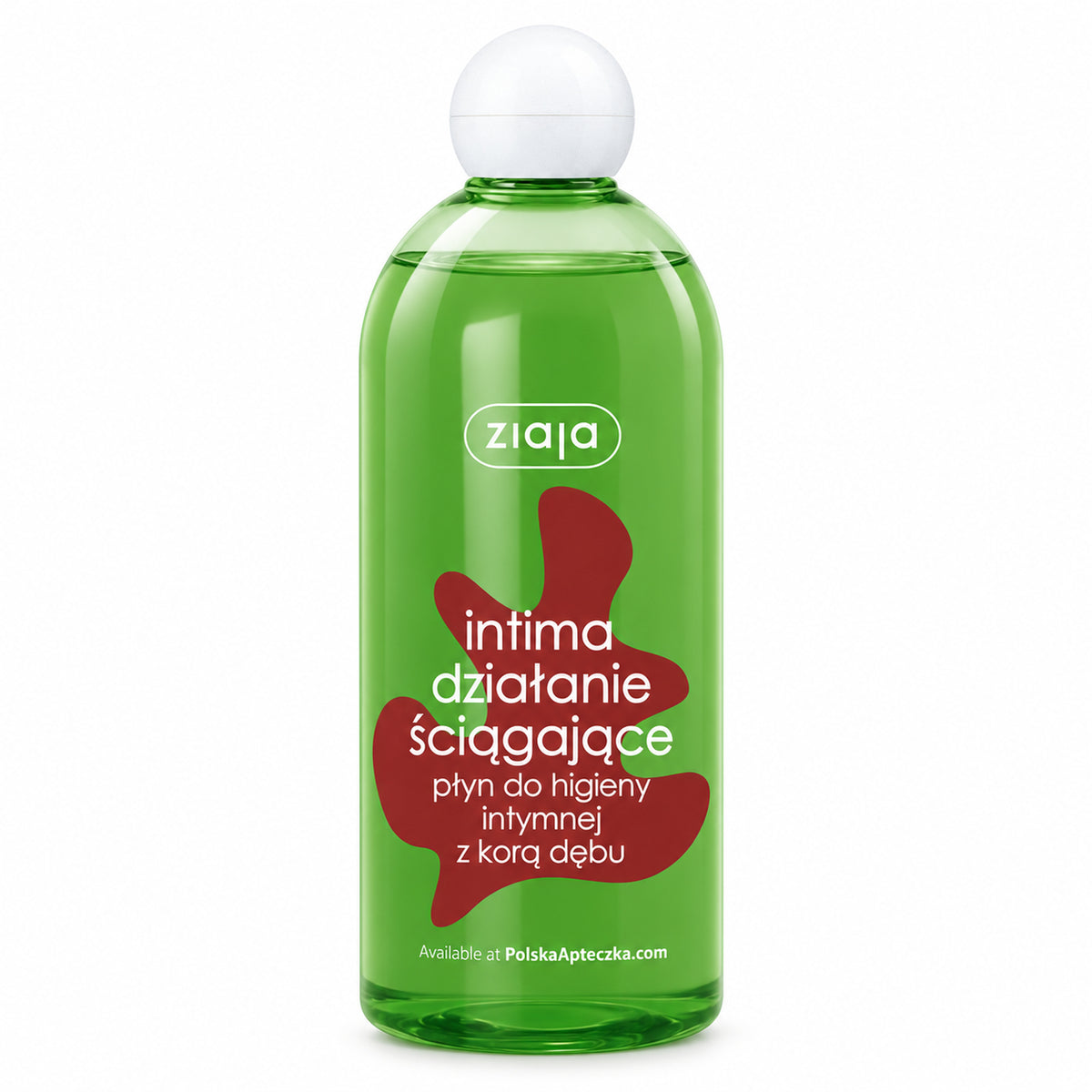 Intima Oak Bark Intimate Wash 500ml - Ziaja product packaging on a white background