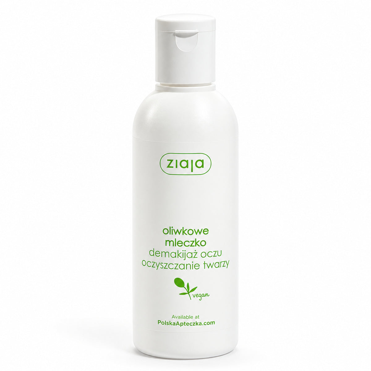 Olive Oil Face & Eye Cleansing Milk 200ml - Ziaja product packaging on a white background
