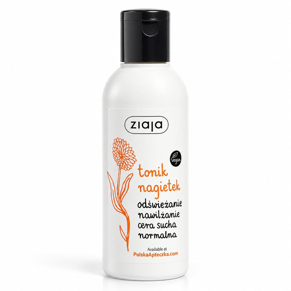 Calendula Facial Toner 200ml - Ziaja product packaging on a white background
