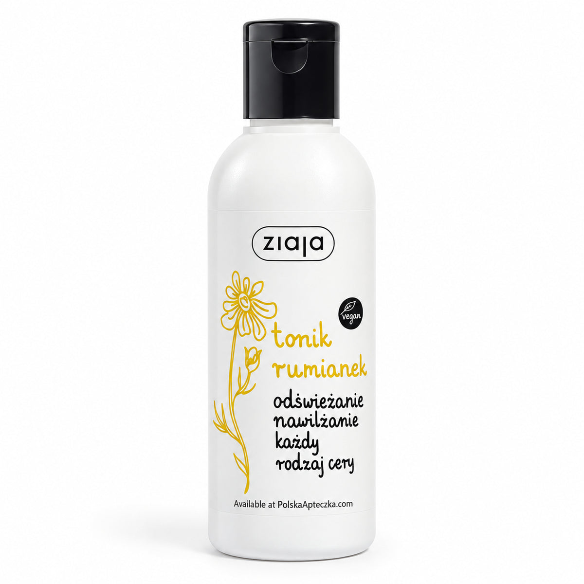 Chamomile Facial Toner 200ml - Ziaja product packaging on a white background