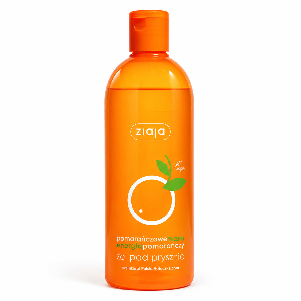 Orange Butter Creamy Shower Soap 500ml - Ziaja product packaging on a white background
