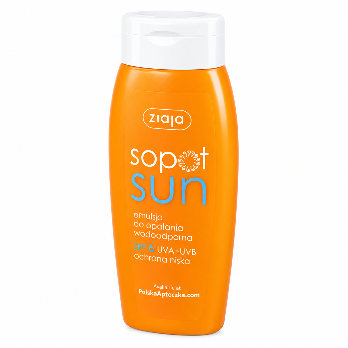 Sun Emulsion SPF 6 150ml - Ziaja product packaging on a white background