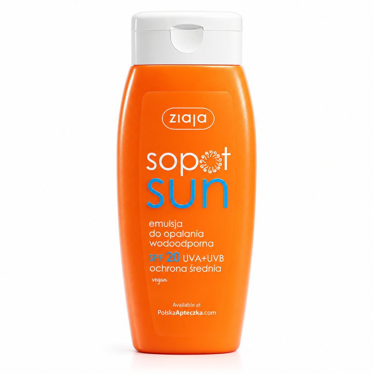 Sun Emulsion SPF 20 150ml - Ziaja product packaging on a white background