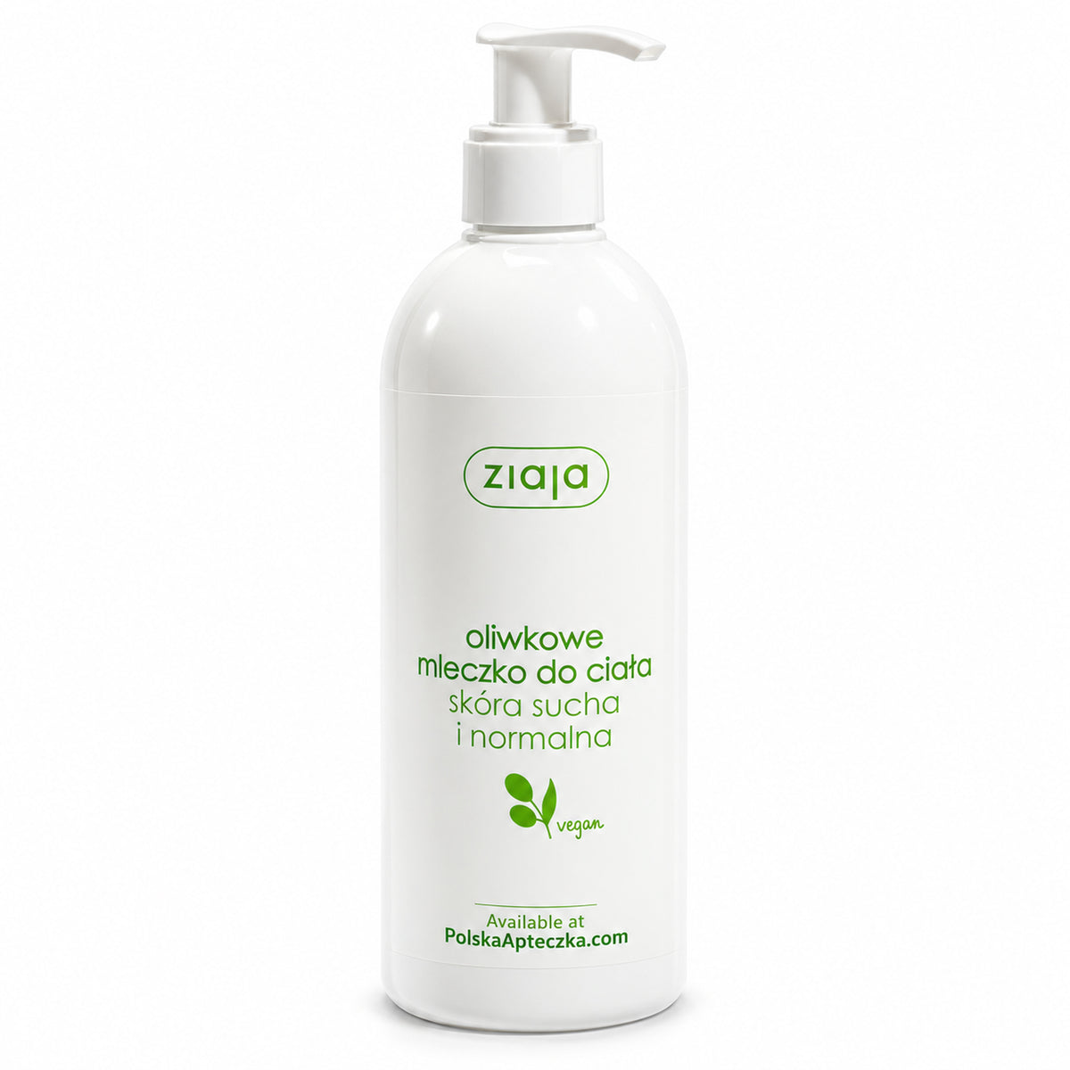Olive Oil Body Milk 400ml - Ziaja product packaging on a white background