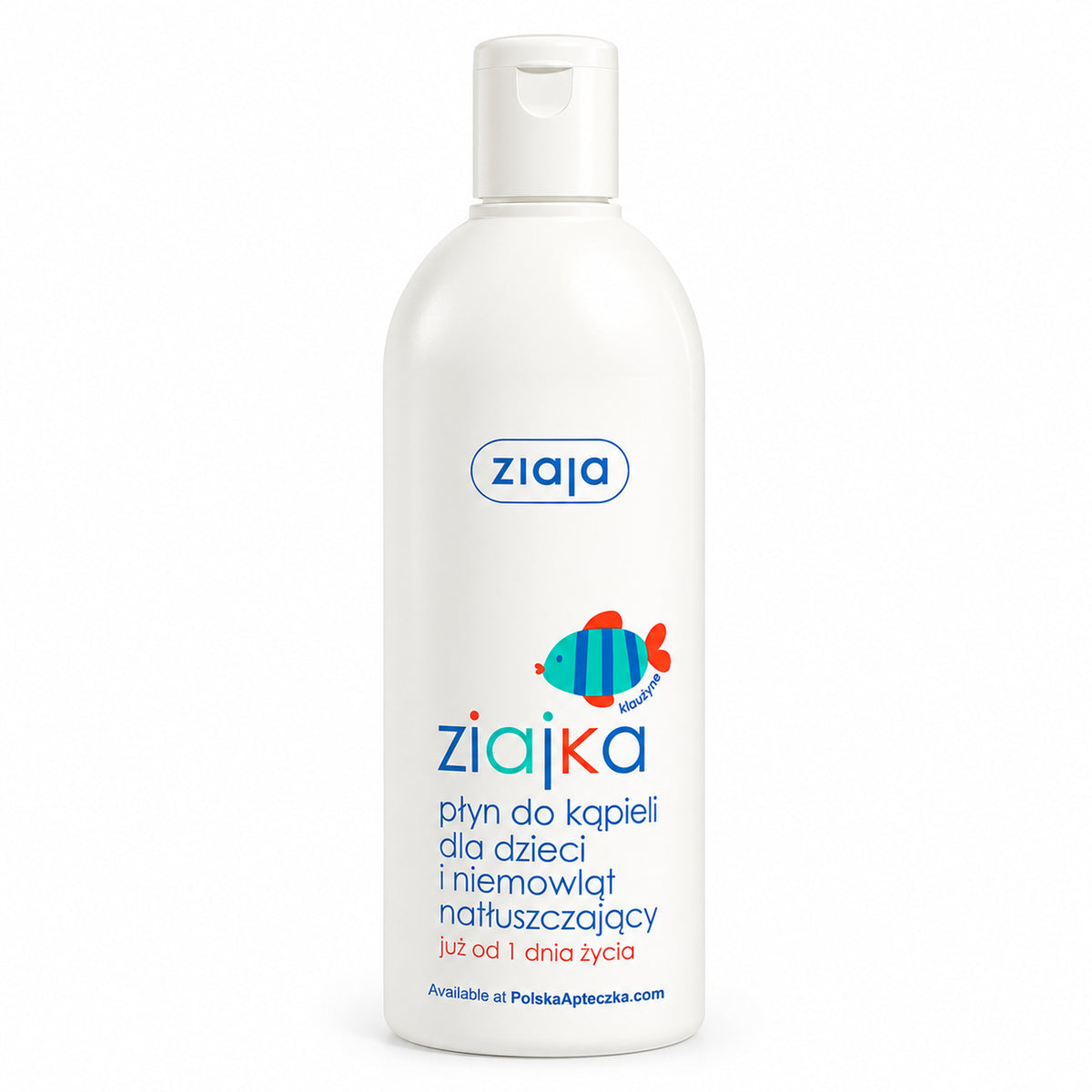 Ziajka Lipid-Replenishing Bath Liquid 370ml - Ziaja product packaging on a white background