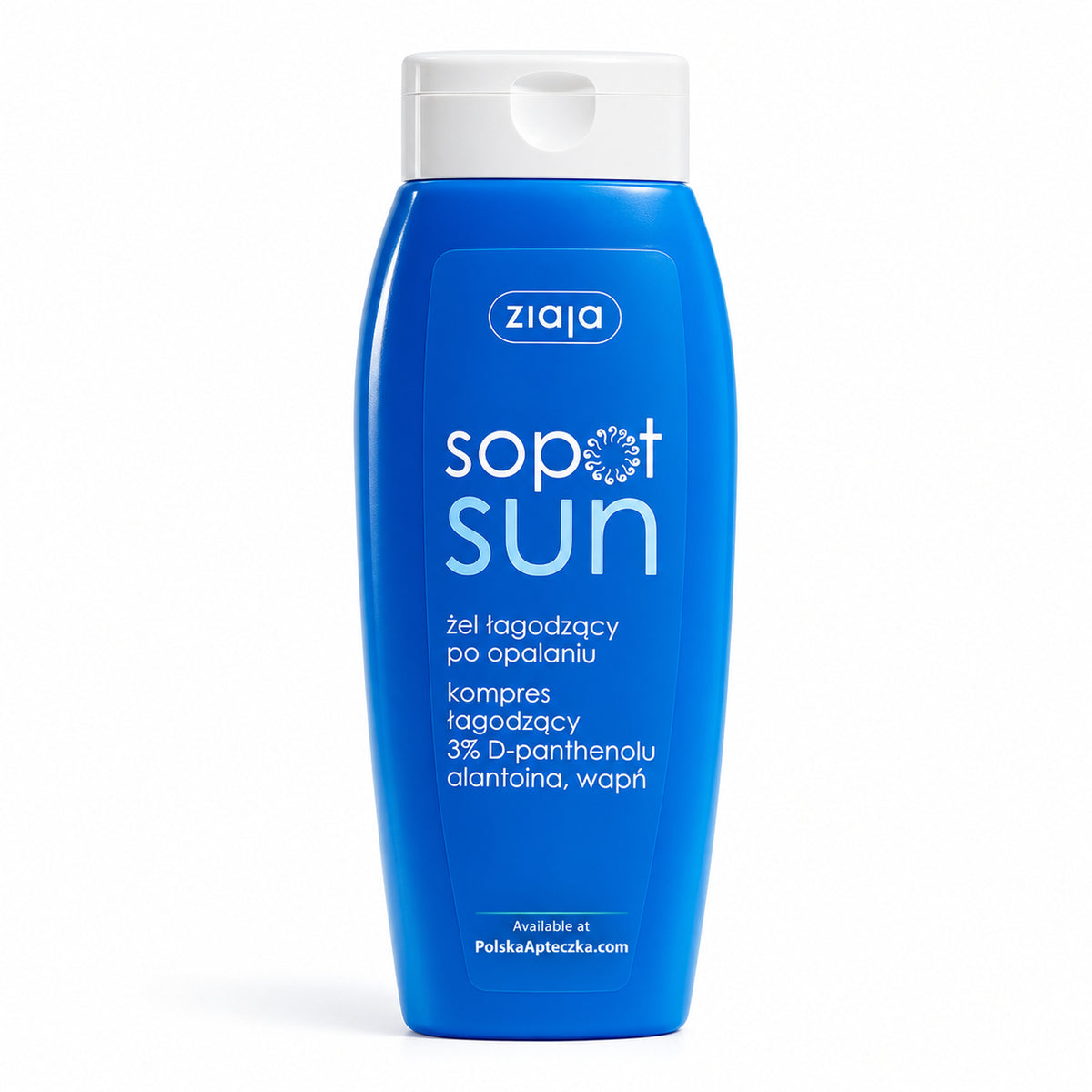Sun Soothing After-Sun Gel 200ml - Ziaja product packaging on a white background