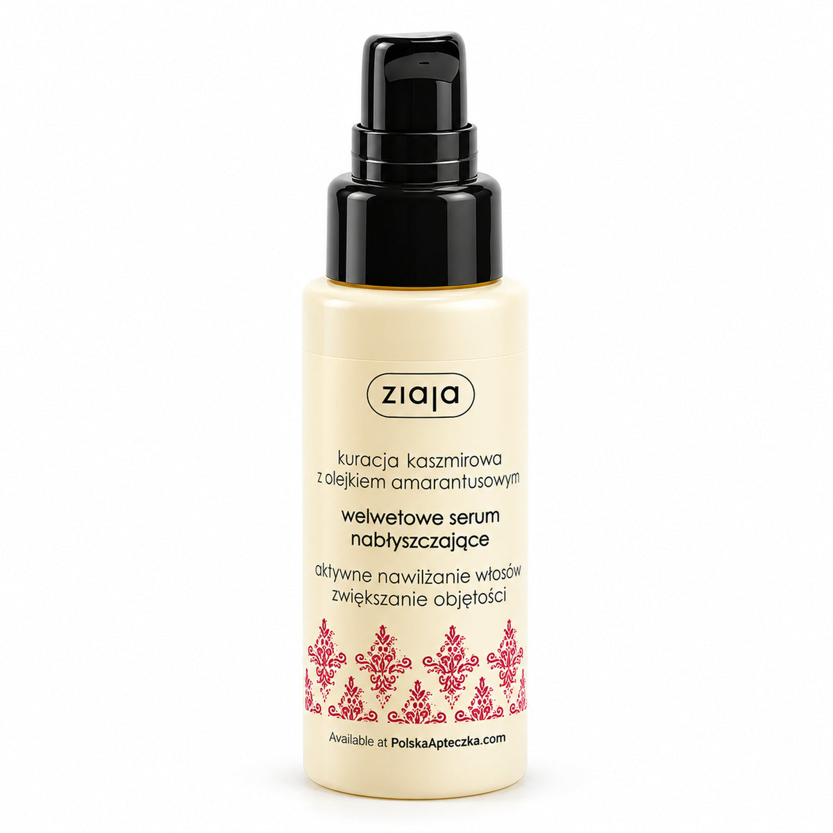 Cashmere Shine Hair Serum 50ml - Ziaja product packaging on a white background