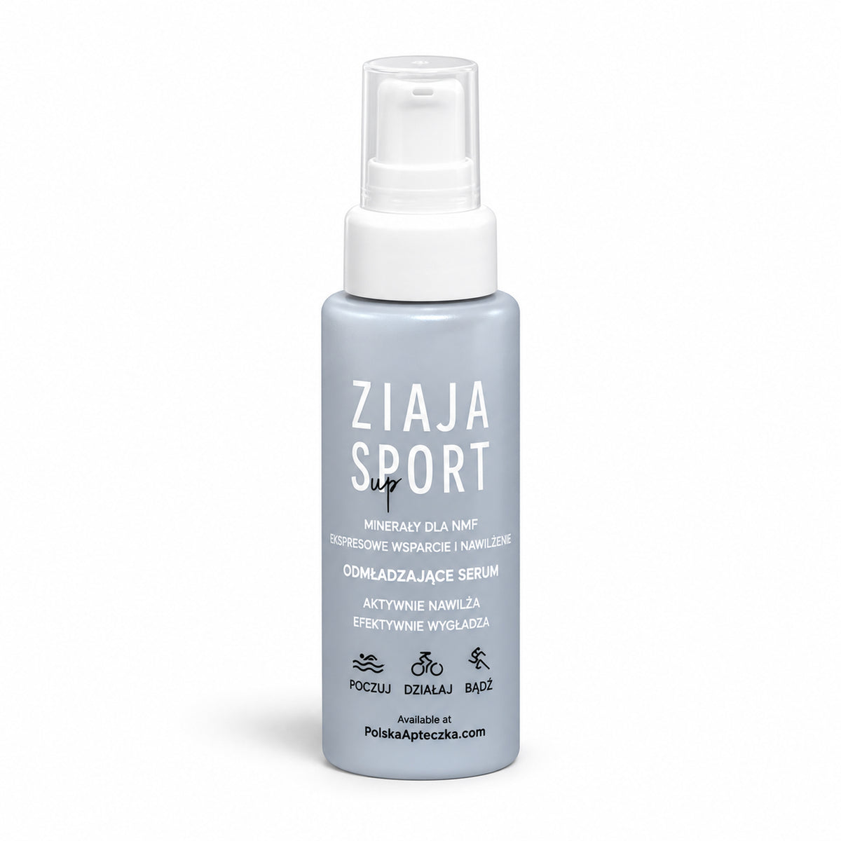 Sport Rejuvenating Face Serum 50ml - Ziaja product packaging on a white background