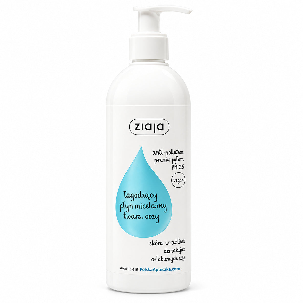 Soothing Micellar Water 390ml - Ziaja product packaging on a white background