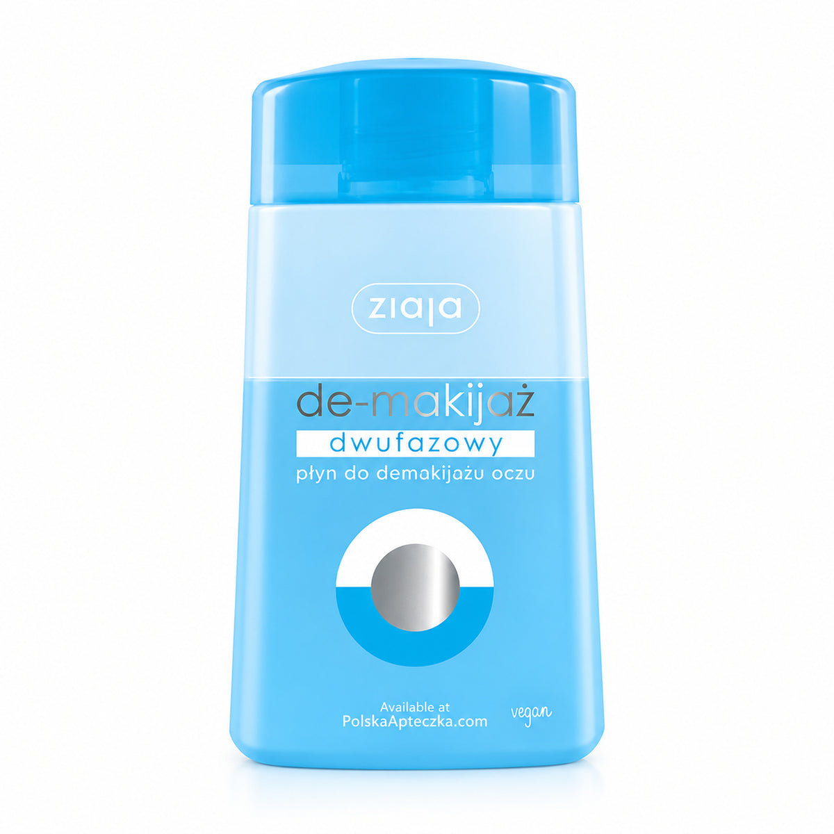 Two-Phase Eye Makeup Remover 120ml - Ziaja product packaging on a white background