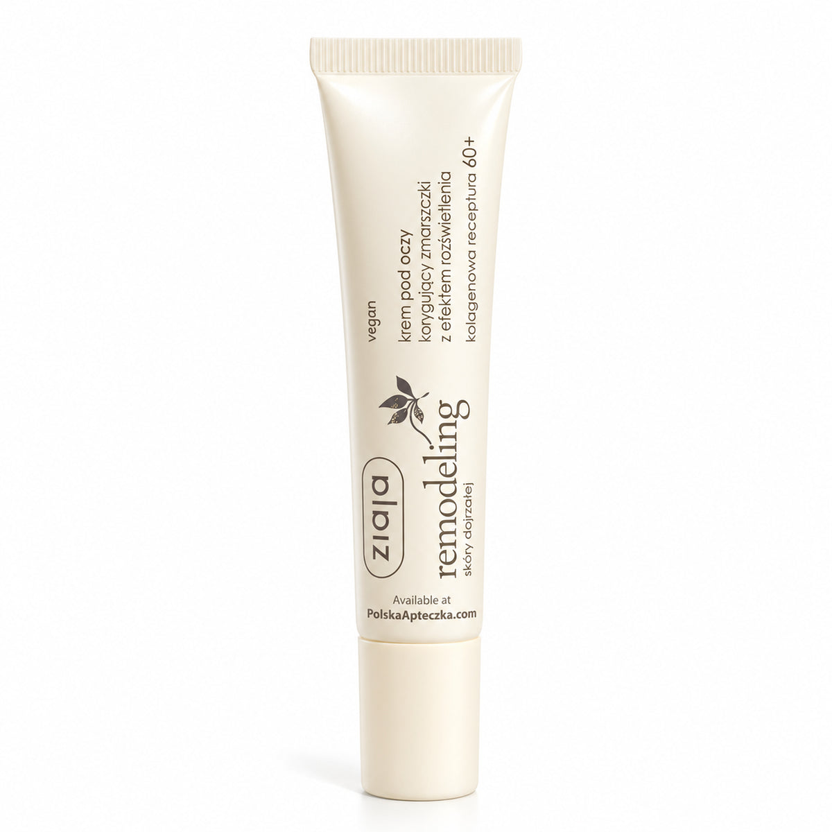 Remodeling 60+ Brightening Anti-Wrinkle Eye Cream 15ml - Ziaja product packaging on a white background