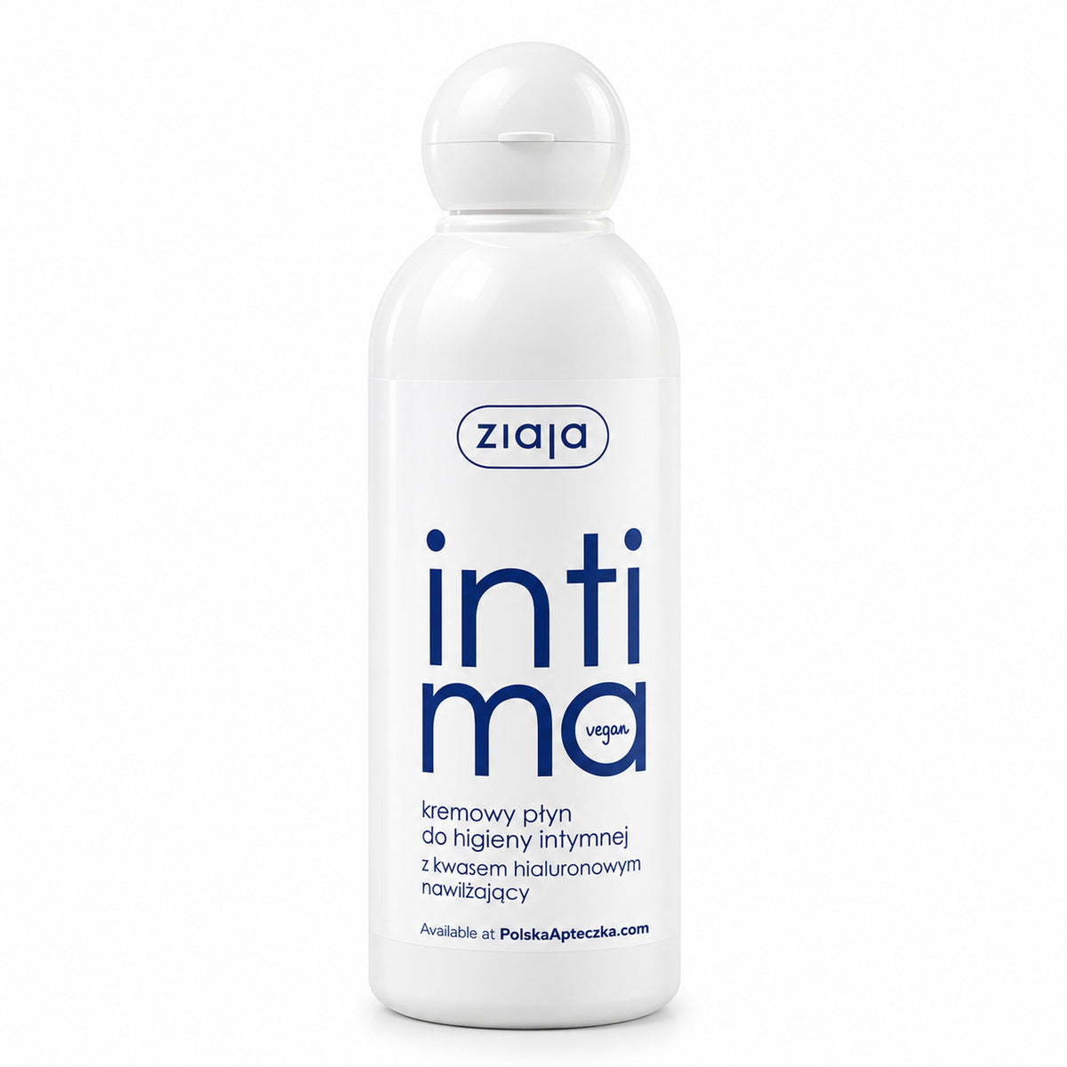 Intima Hyaluronic Acid Creamy Intimate Wash 200ml - Ziaja product packaging on a white background