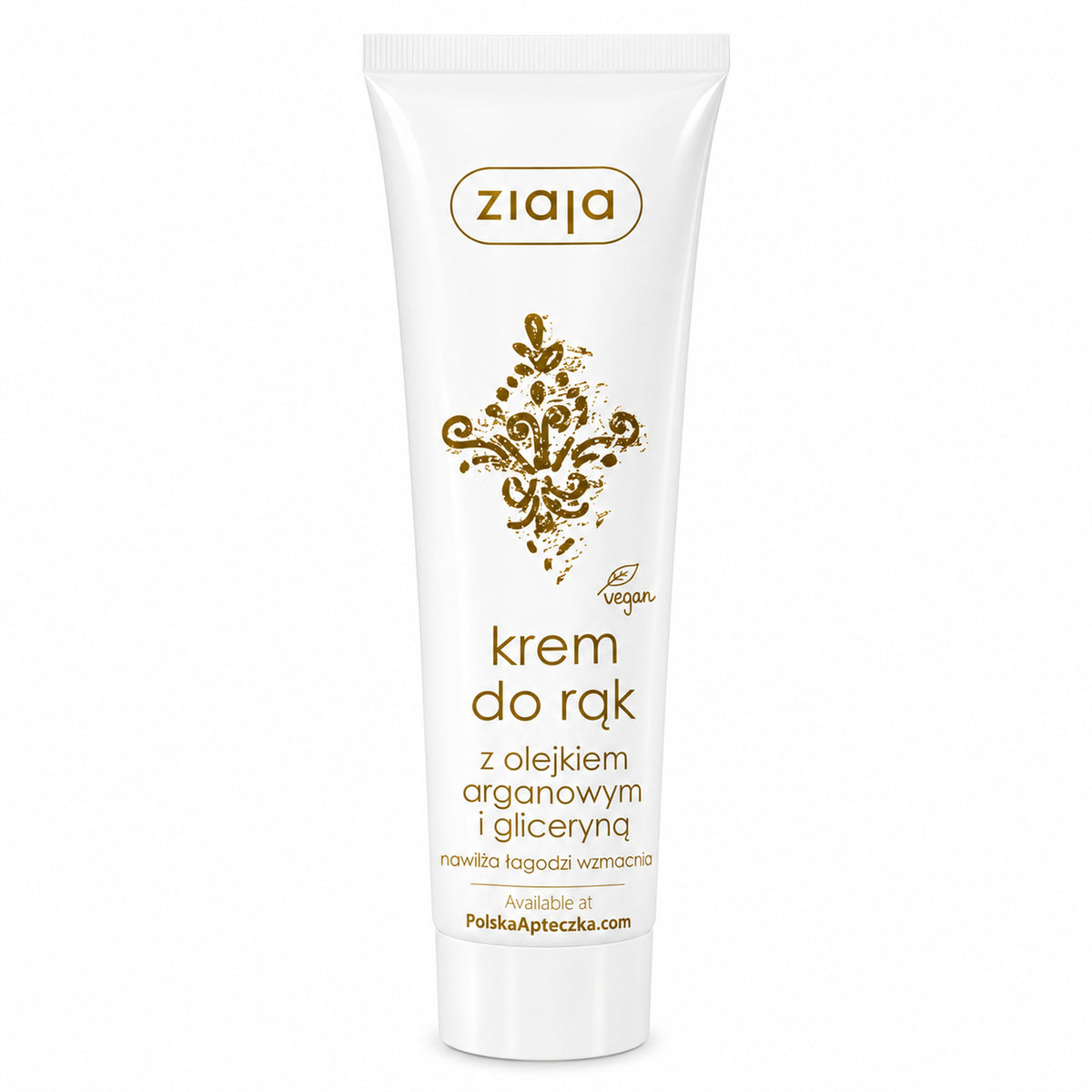 Argan Oil Hand Cream for Dry Skin 100ml - Ziaja product packaging on a white background
