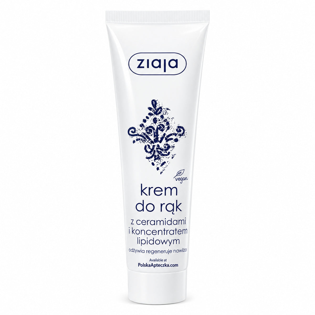 Ceramide & Lipid Hand Cream 100ml - Ziaja product packaging on a white background