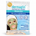 Dermaglin Green Clay Face Mask for Blemish-Prone Skin 20 g | Dermaglin Maseczka do cery trądzikowej z zieloną glinką 20 g