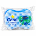 Butterfly Bath & Massage Sponge, 1 pc – CORAL / Motyl – Gąbka do kąpieli i masażu, 1 szt.