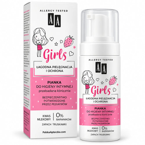 Intymna Girls Intimate Cleansing Foam, 150 ml – AA / Intymna Girls Pianka do higieny intymnej, 150 ml – AA
