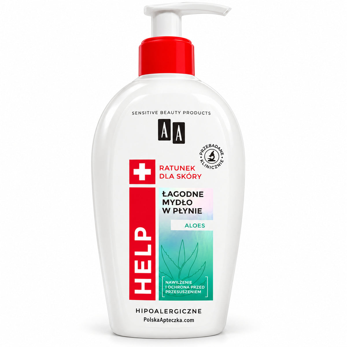 Help SOS Liquid Soap with Aloe, 300 ml – AA / Help SOS Mydło w płynie z aloesem, 300 ml – AA
