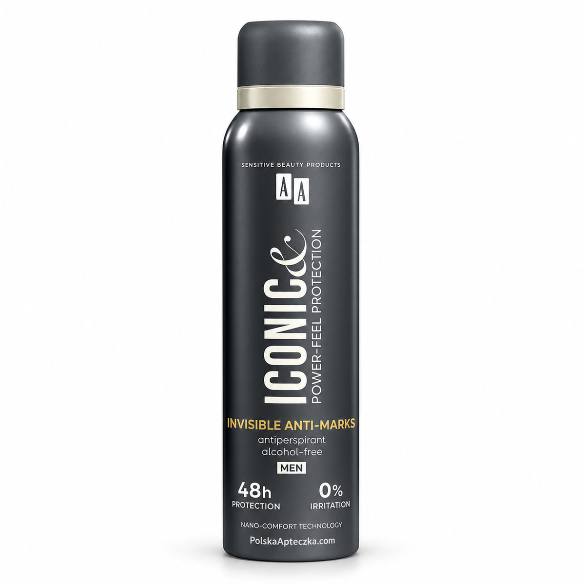 Iconic Invisible Men's Antiperspirant Spray, 150 ml – AA / Iconic Invisible Antyperspirant w sprayu dla mężczyzn, 150 ml – AA