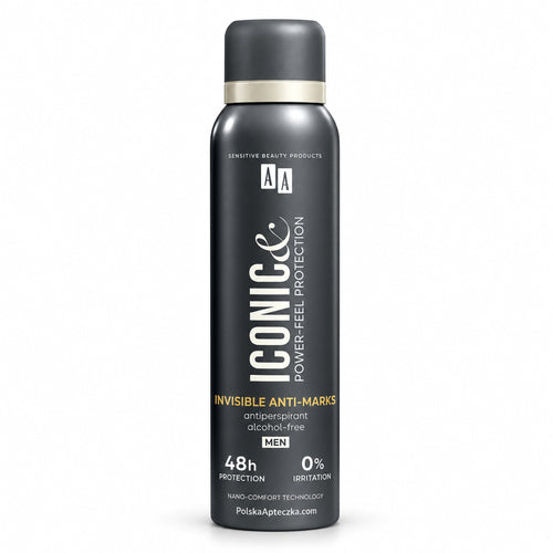 Iconic Invisible Men's Antiperspirant Spray, 150 ml – AA / Iconic Invisible Antyperspirant w sprayu dla mężczyzn, 150 ml – AA