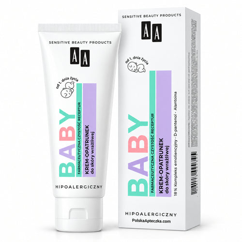 Baby Protective Cream for Sensitive Skin, 50 ml – AA / Baby Krem-opatrunek do skóry wrażliwej, 50 ml – AA