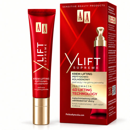 Y Lift Supreme Peptide Eye Cream, 15 ml – AA / Y Lift Supreme Peptydowy krem pod oczy, 15 ml – AA