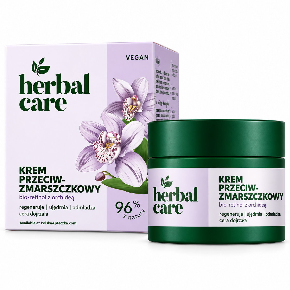 Farmona Herbal Care Bio-Retinol & Orchid Anti-Wrinkle Face Cream, 50 ml / Bio-retinol i orchidea – Przeciwzmarszczkowy krem do twarzy, 50 ml
